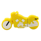 Clé usb moto jaune