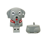 Clé usb Chien chiot gris
