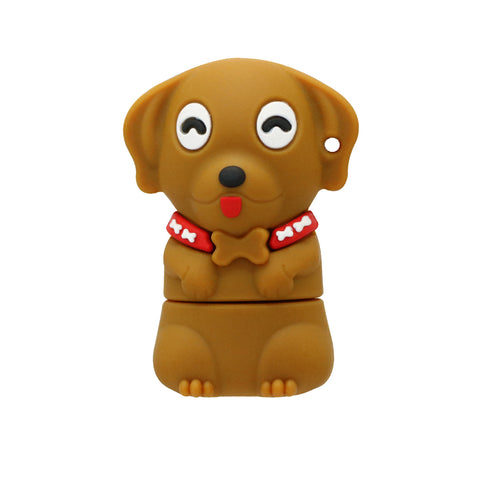 Clé usb Chien chiot brun