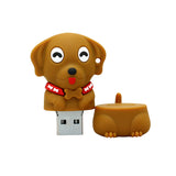 Clé usb Chien chiot brun