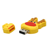 Clé usb Rennes jaune