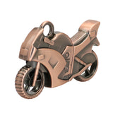 Clé usb moto acier bronze