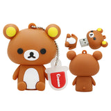 Clé usb Oursons  de couleurs assis