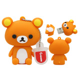 Clé usb Oursons  de couleurs assis