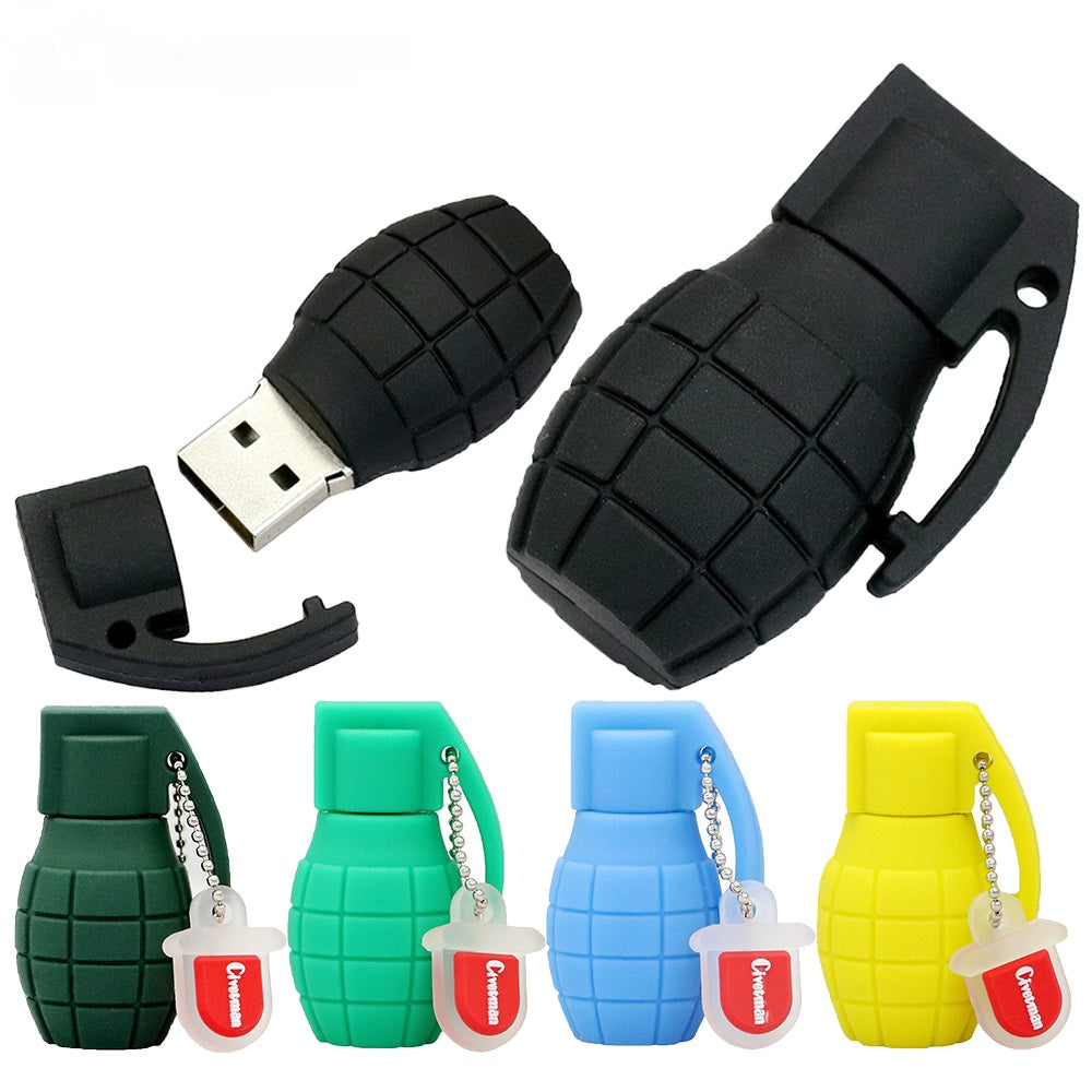 Clé usb Grenade silicone couleur