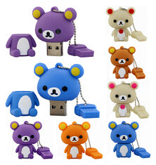 Clé usb Oursons  de couleurs assis