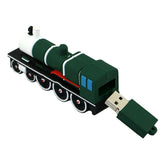 Clé usb Train locomotive verte