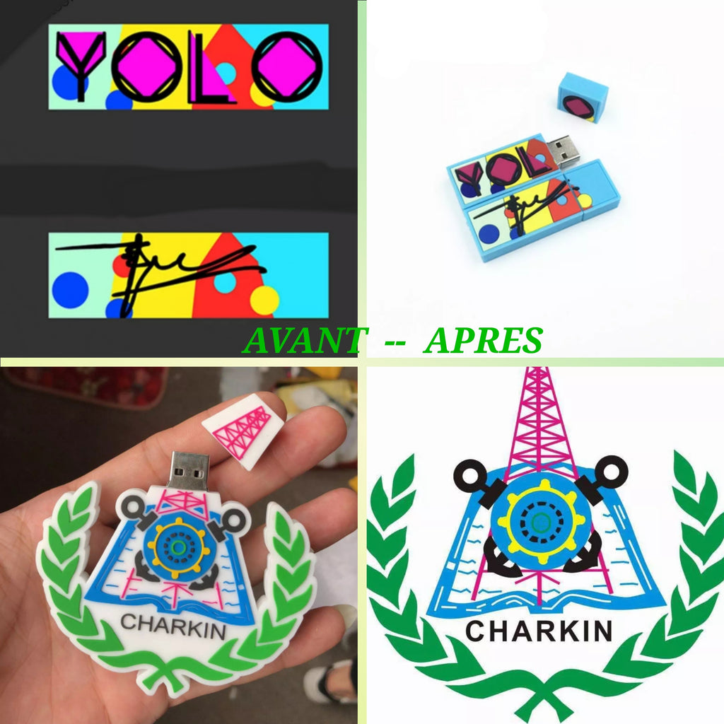 Clé usb silicone 3D personnalisée (demande sur devis : Cleusbenfolie.fr@hotmail.com)
