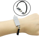 Clé usb bracelet metal personnalisable