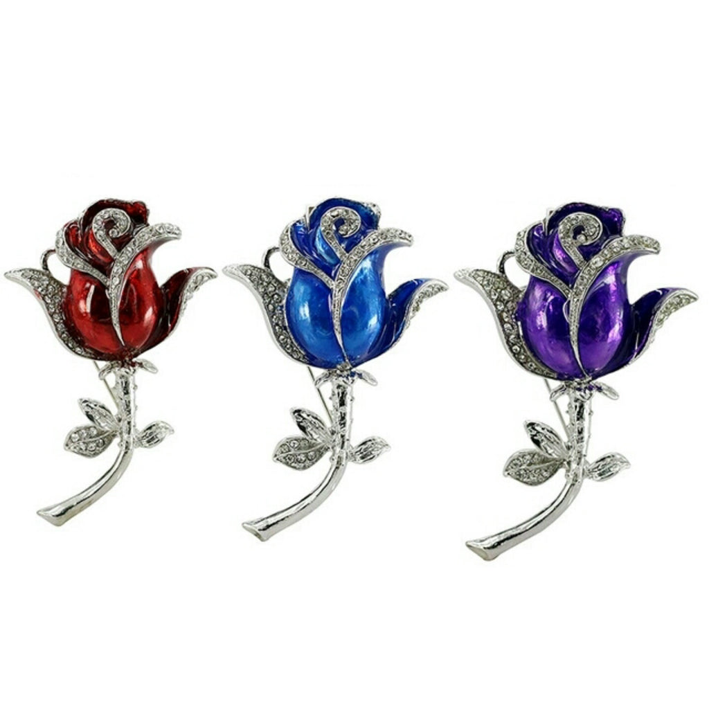 Clé usb Rose acier broche