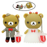 Clé usb Ourson just married