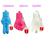 Clé usb main Pierre Feuille Ciseaux